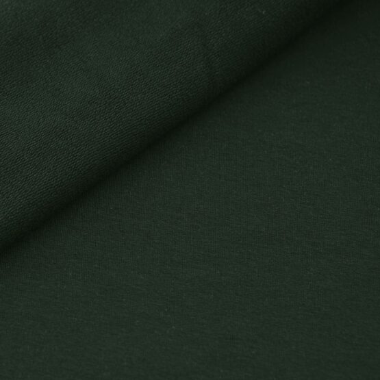 French Terry - dünner Sweatshirtstoff - Tannengrün