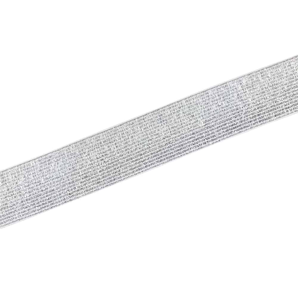 Wolle Ilkadim - 25 lfdm. Gummiband soft 3mm rund weiß, elastische Gummilitze