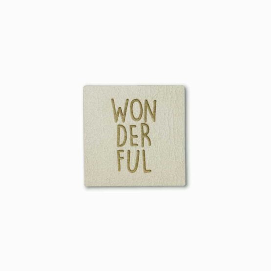 Label WONDERFUL - White Sand