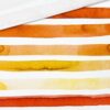 Single Jersey - Orange Painted Stripes Weiß