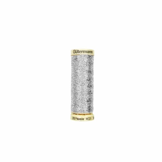 Metalleffekt-Garn - 50 m - Farbe 41 - Silber