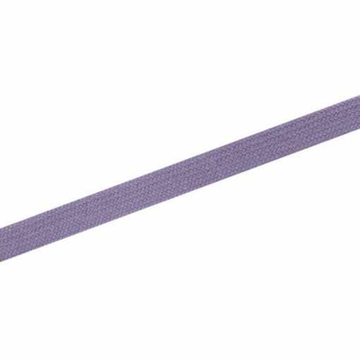 Baumwoll-Flachkordel 17 mm – Smoky Lavendel