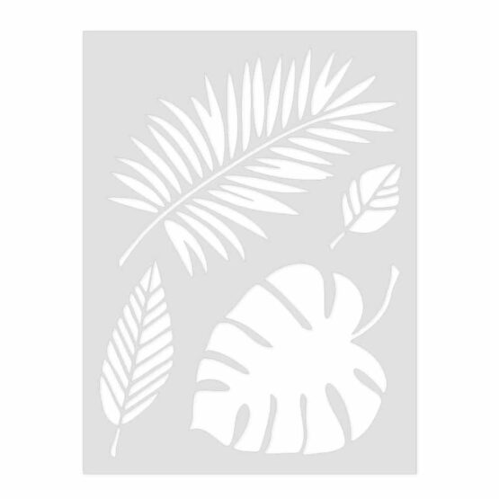 Schablone – Blätter – selbstklebend