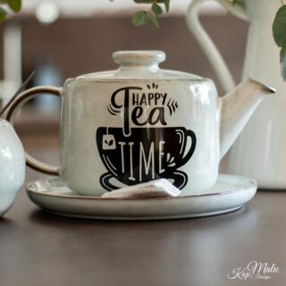 DIY Stoffe Inspiration - Plott Happy Tea Time