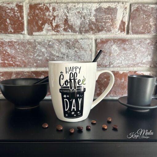 DIY Stoffe Inspiration - Plott Happy Coffee Day