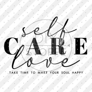 Plottermotiv - Self care love