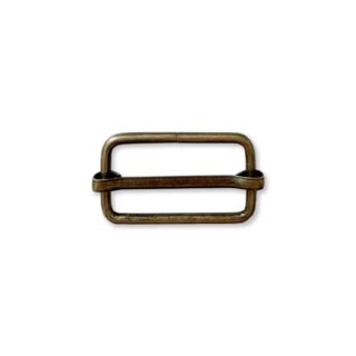 Leiterschnalle Metall - für Gurtband 32 mm - Altgold