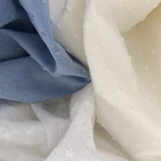 Baumwolle Stickerei Paket - Blautöne