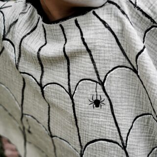 Badeponcho Baddie Kostüme Add On Spinnennetz