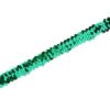 Paillettenband - elastisch - Smaragd - 20 mm