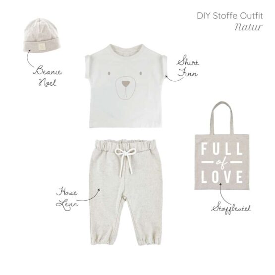 Outfit Moodboard - Farbpaket Natur