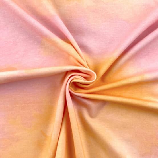 Single Jersey - Batik - Peach Candy